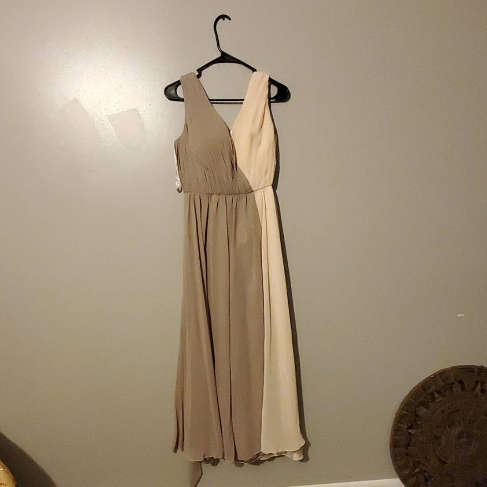 Multi colored flowy dress